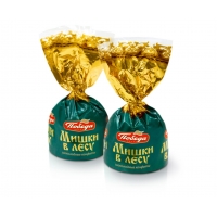 Конфеты шоколадные Мишки в лесу без сахара Победа Вкуса 190 гр